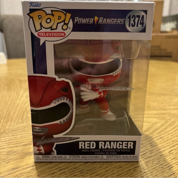 Funko Pop Red Ranger Power Ranger 1374. NWT. Vinyl figure - Picture 10 of 11